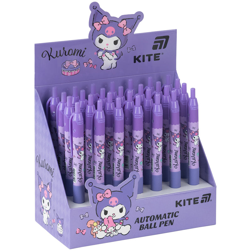Ручка кулькова автоматична Kite Kuromi HK26-039-1, синя