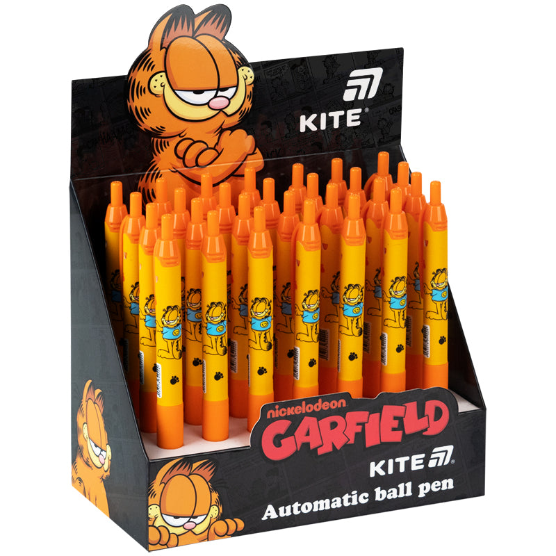 Ручка кулькова автоматична Kite Garfield GF26-039, синя