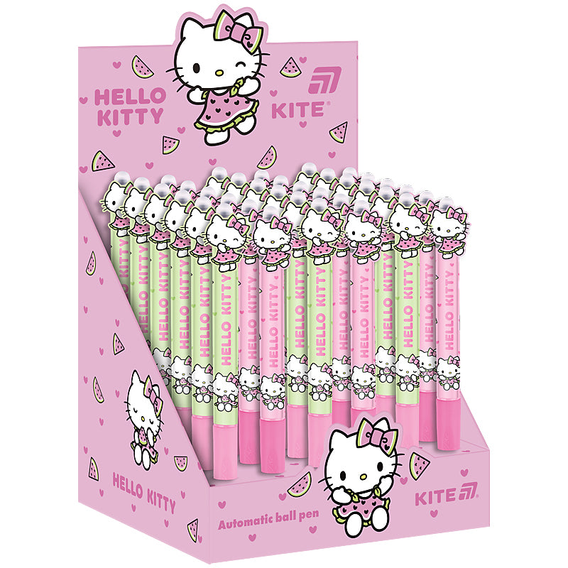 Ручка шариковая автоматическая Kite Hello Kitty HK26-393, синяя