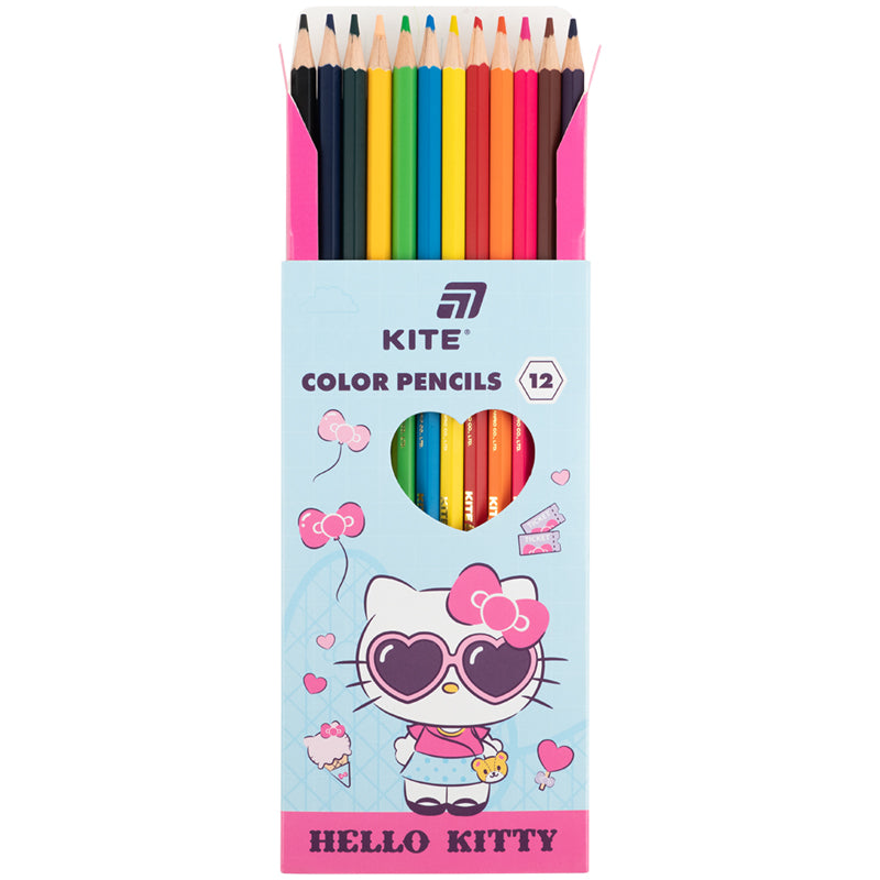 Олівці кольорові Kite Hello Kitty HK26-051, 12 шт.