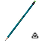 Олівець графітний тригранний з гумкою Kite Next Level K26-046-2