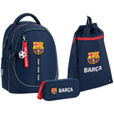 Школьный набор Kite Education FC Barcelona SET_BC26-700M (рюкзак, пенал, сумка)