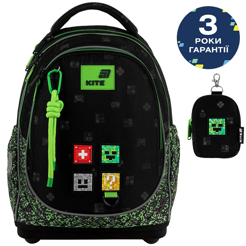 Шкільний набір Kite Education Pixel SET_K26-724S-4 (рюкзак, пенал, сумка)