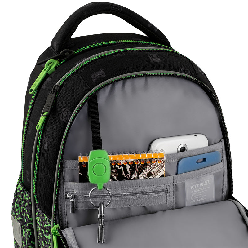 Шкільний набір Kite Education Pixel SET_K26-724S-4 (рюкзак, пенал, сумка)