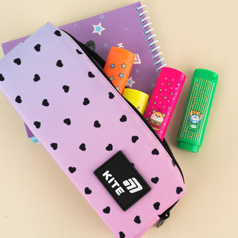 Маркер Highlighter Kite K26-445-1, набір 4-х, неон