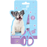 Ножницы детские с резиновыми вставками и рисунком на лезвии Kite Studio Pets SP26-148, 13 см