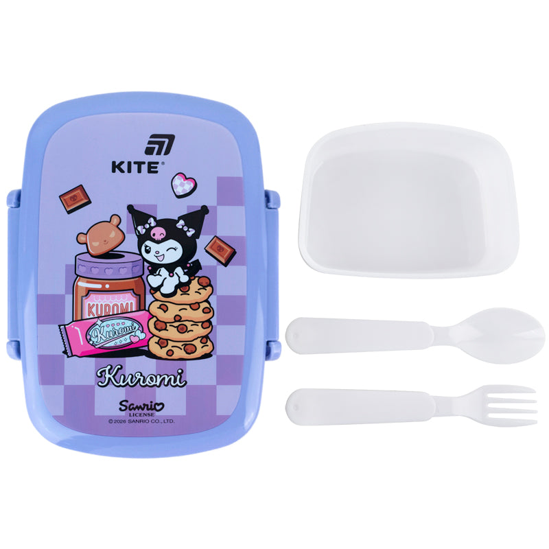 Ланчбокс  з наповненням Kite Kuromi,  HK26-163-2, 750 мл
