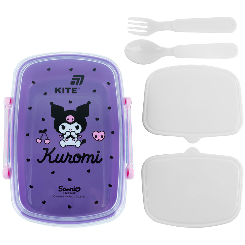 Ланчбокс с наполнением  Kite Kuromi,  HK26-181-2, 750 мл