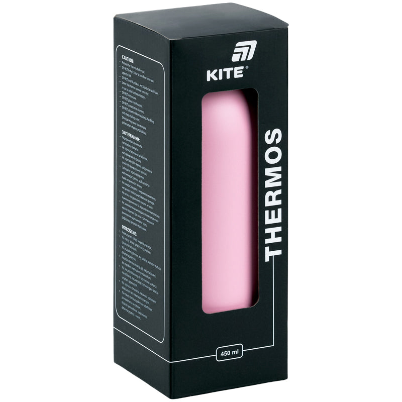 Термос Kite K26-1208-3, 450 мл, розовый