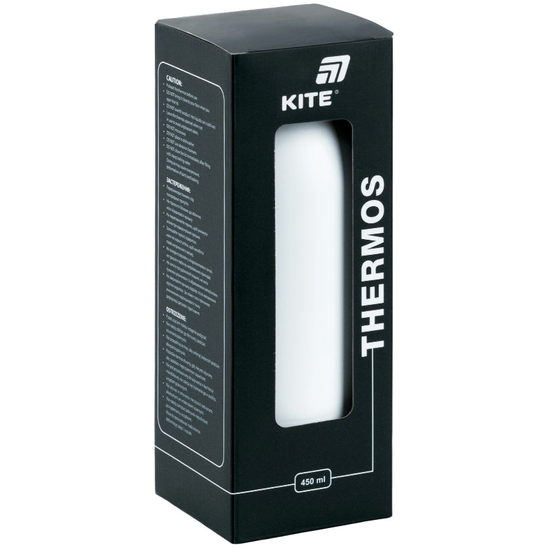 Термос Kite K26-1208-5, 450 мл, белый