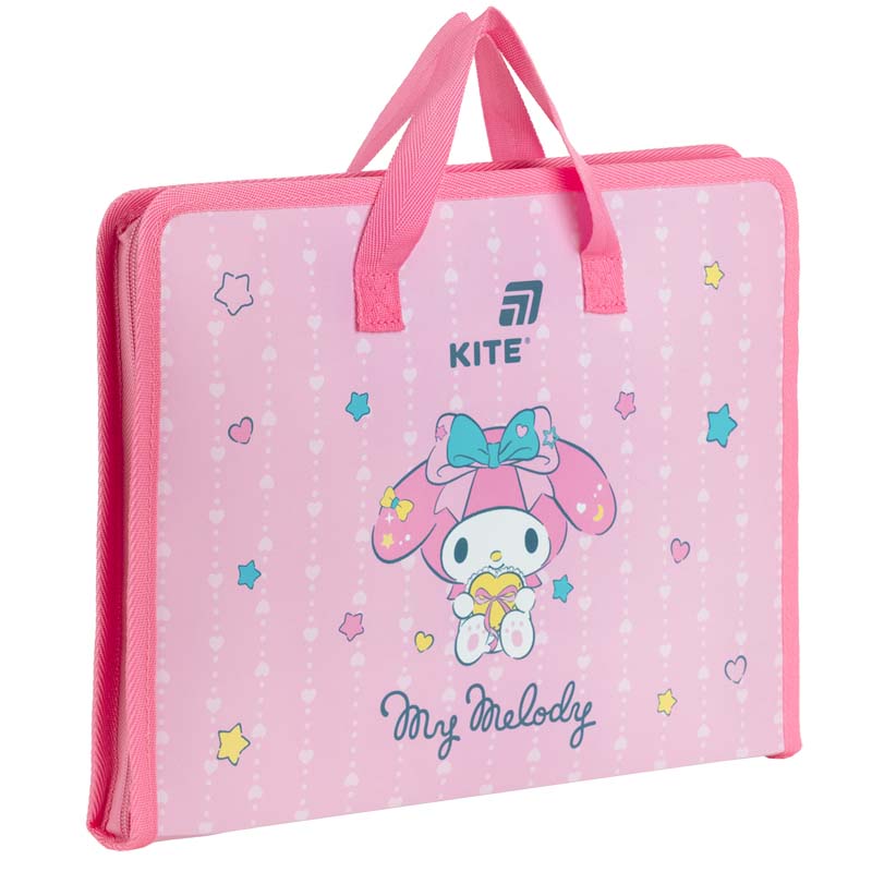 Папка-портфель на блискавці Kite My Melody HK26-202, 1 відділення, A4