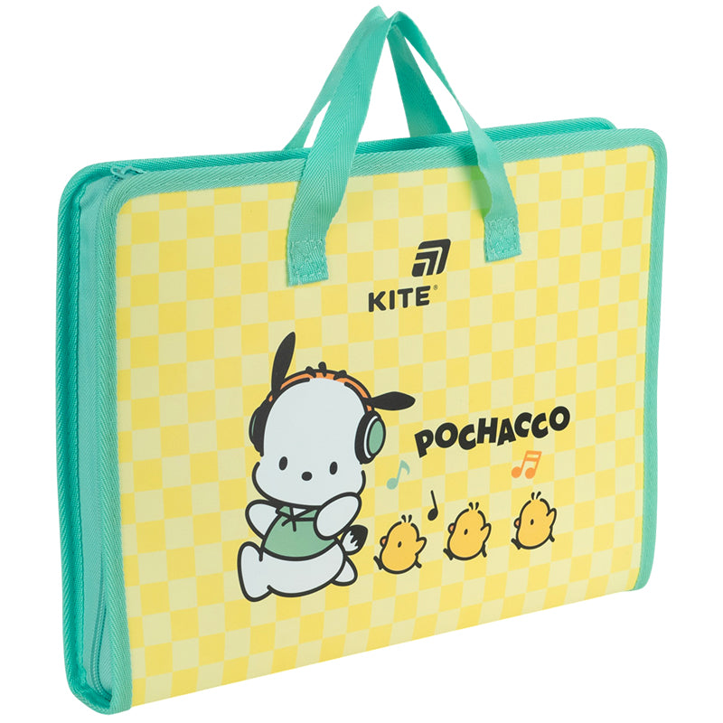 Папка-портфель на блискавці Kite Pochacco PC26-202, 1 відділення, A4