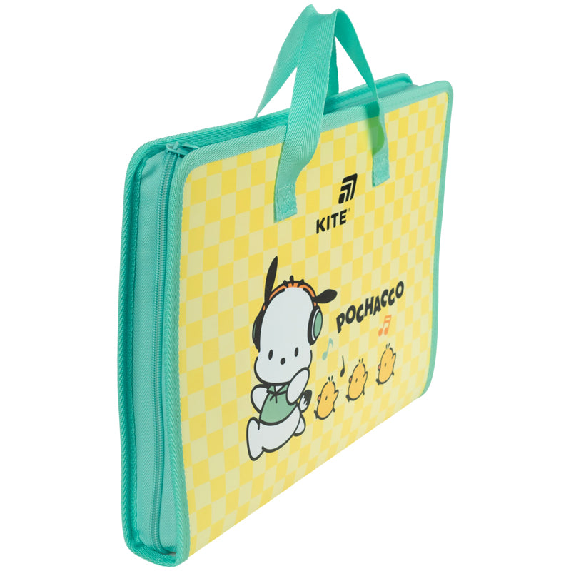 Папка-портфель на блискавці Kite Pochacco PC26-202, 1 відділення, A4