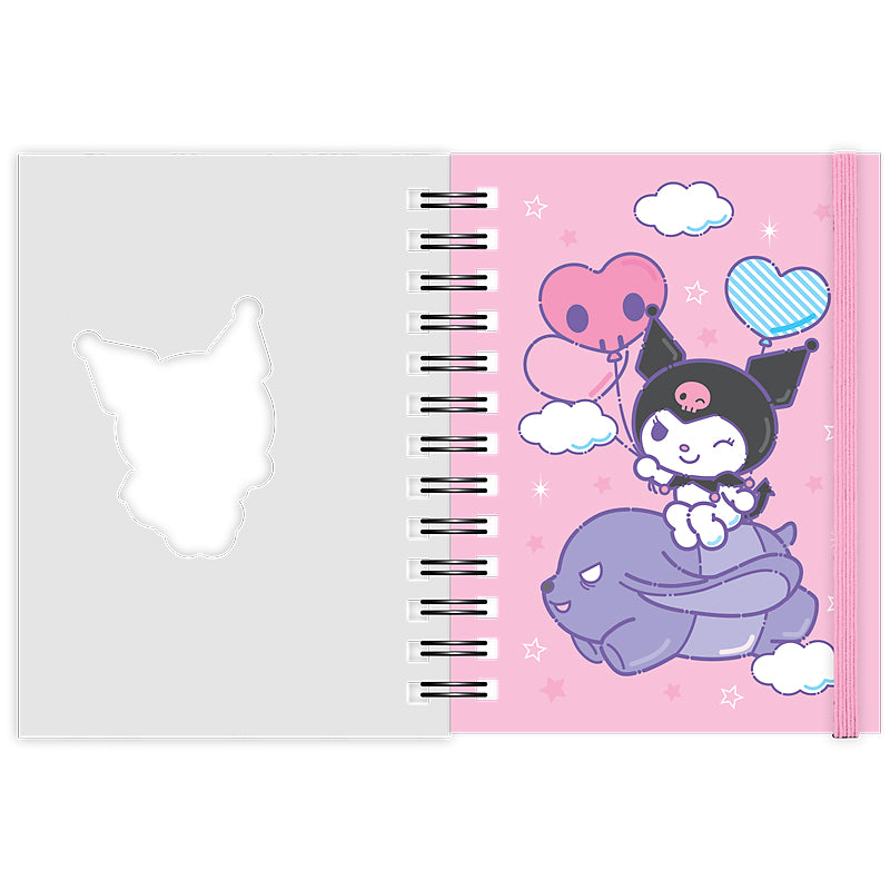 Блокнот на спирали Kite Kuromi HK26-229, А6, 80 листов, клетка