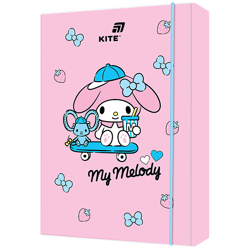 Папка для тетрадей на резинке Kite My Melody HK26-210-2, картон