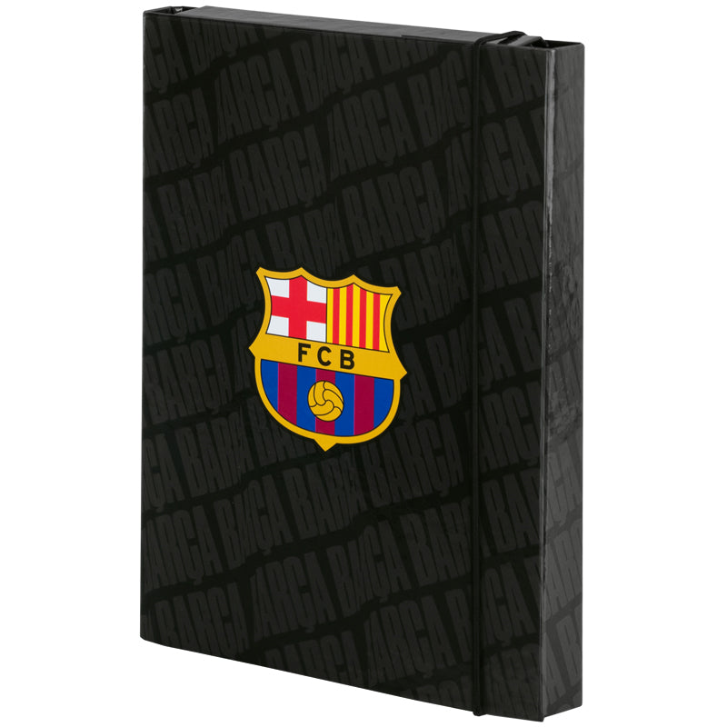 Папка для тетрадей на резинке Kite FC Barcelona BC26-210, картон
