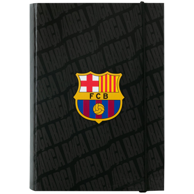 Папка для тетрадей на резинке Kite FC Barcelona BC26-210, картон