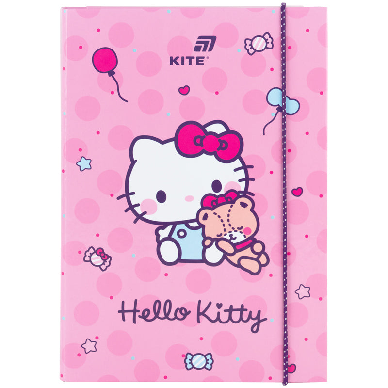Папка для тетрадей на резинке Kite Hello Kitty HK26-210-1, картон