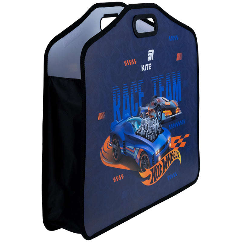 Портфель на липучке Kite Hot Wheels HW26-208, 1 отделение, A3+