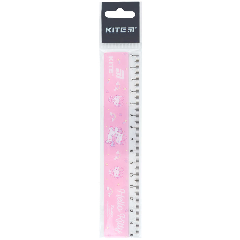 Лінійка пластикова Kite Hello Kitty,HK26-090-2, 15 см