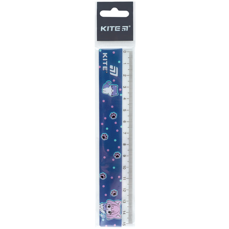 Лінійка пластикова Kite Be Friends, K26-090-1, 15 см