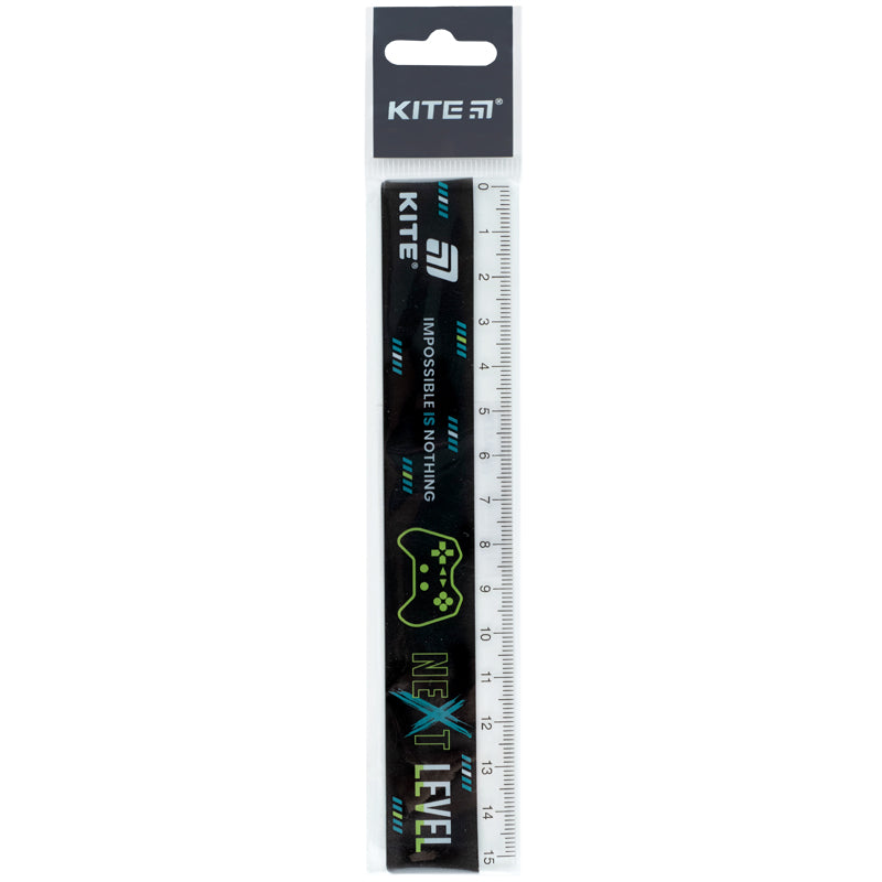 Лінійка пластикова Kite Next Level , K26-090-2, 15 см