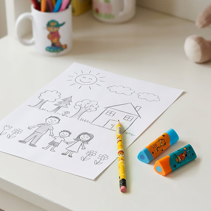 Ластик цветной Kite  Garfield GF26-1269,  ассорти