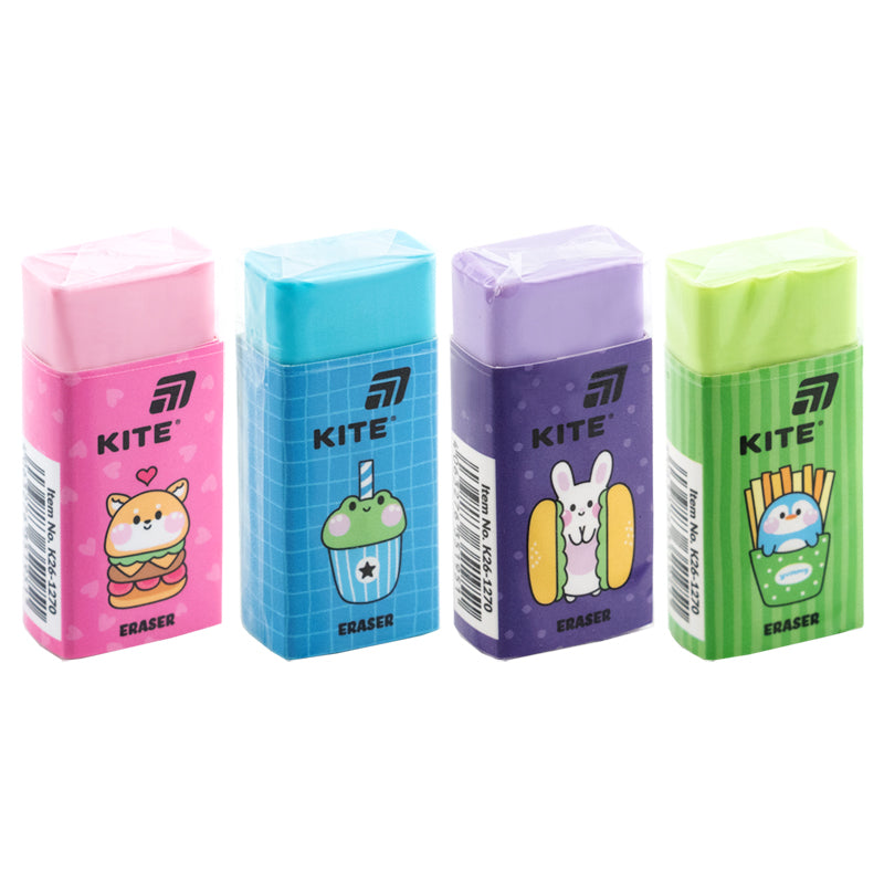 Гумка кольорова Kite "Funny friends"  K26-1270, асорті