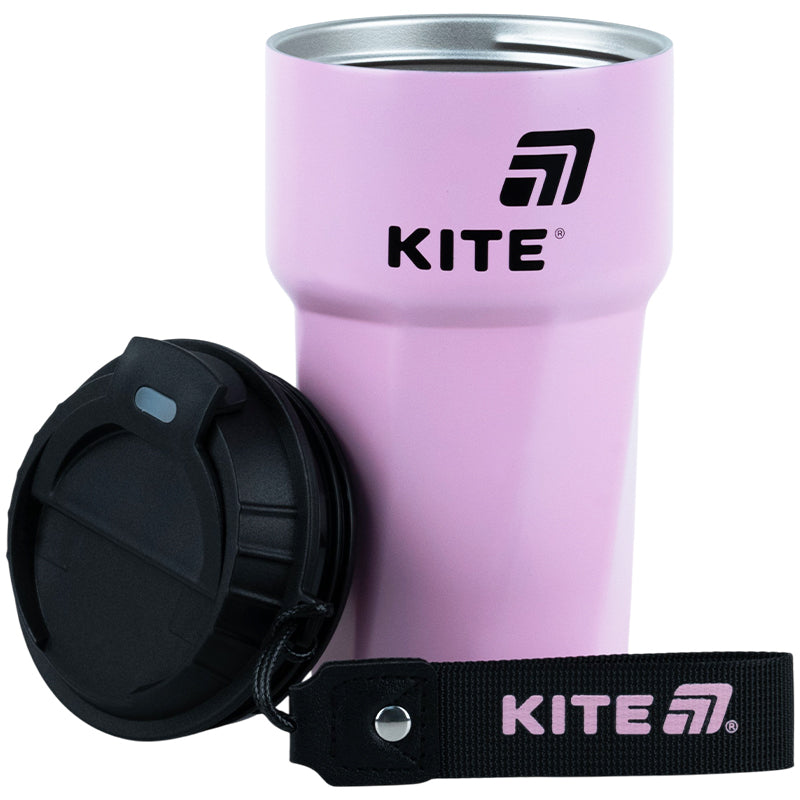Термокружка Kite K26-1220-3, 450 мл, розовая