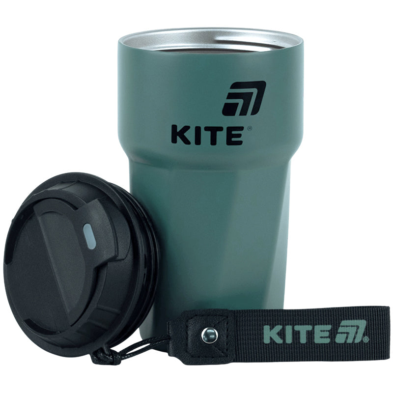 Термокружка Kite K26-1220-3, 450 мл, зеленая