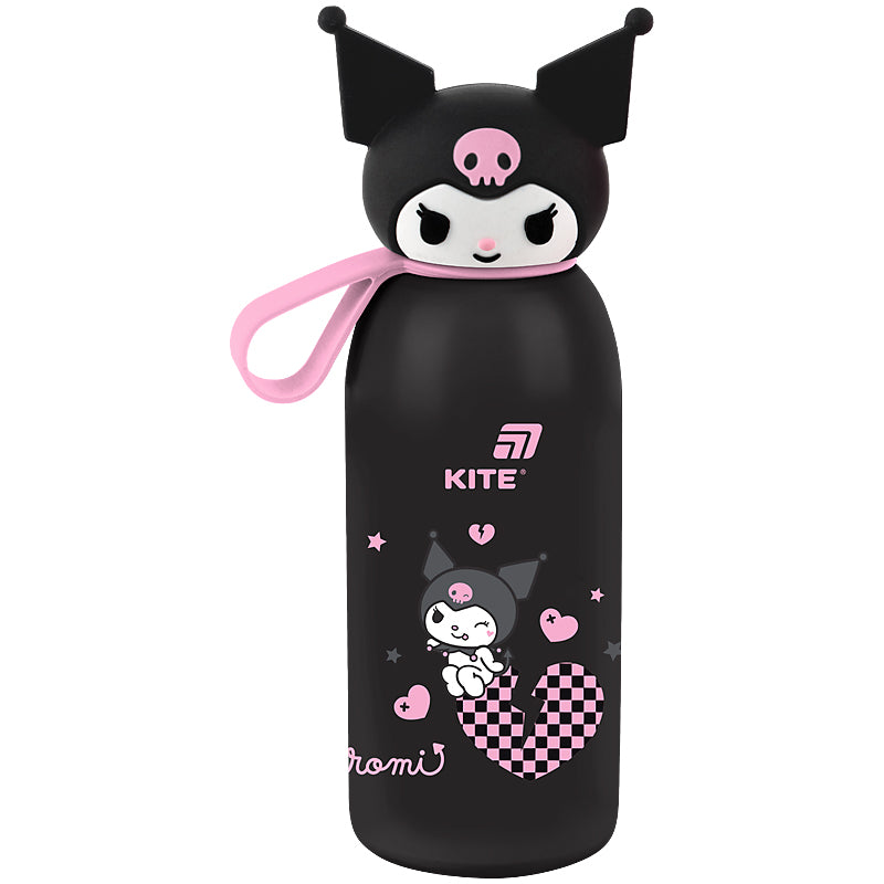 Термос з фігурною кришкою Kite Kuromi HK26-1267-2, 350 мл