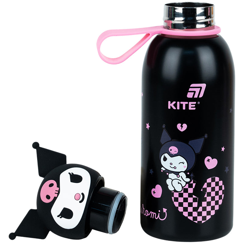 Термос з фігурною кришкою Kite Kuromi HK26-1267-2, 350 мл