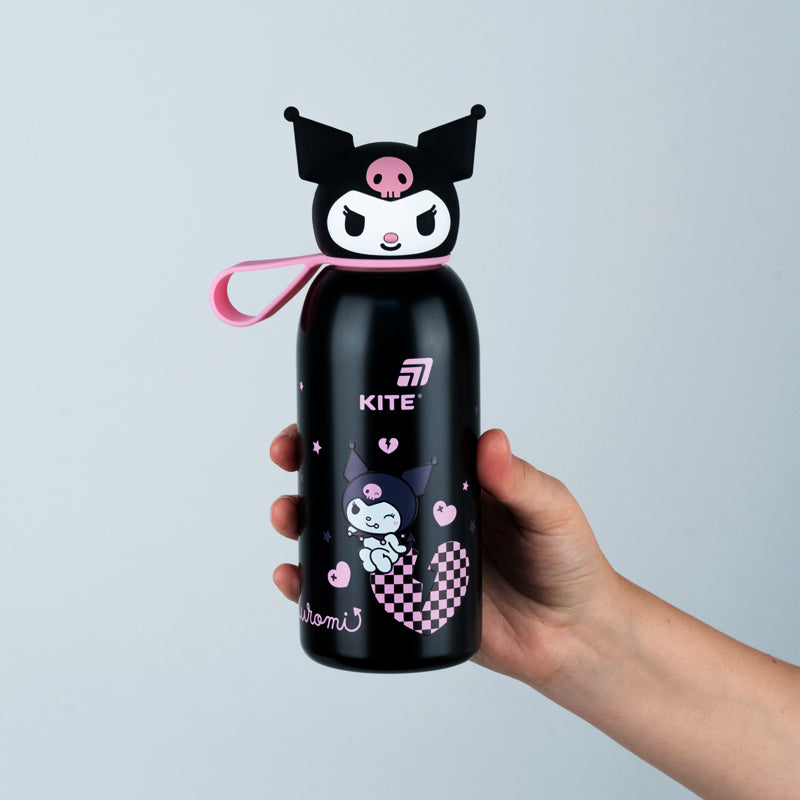 Термос з фігурною кришкою Kite Kuromi HK26-1267-2, 350 мл