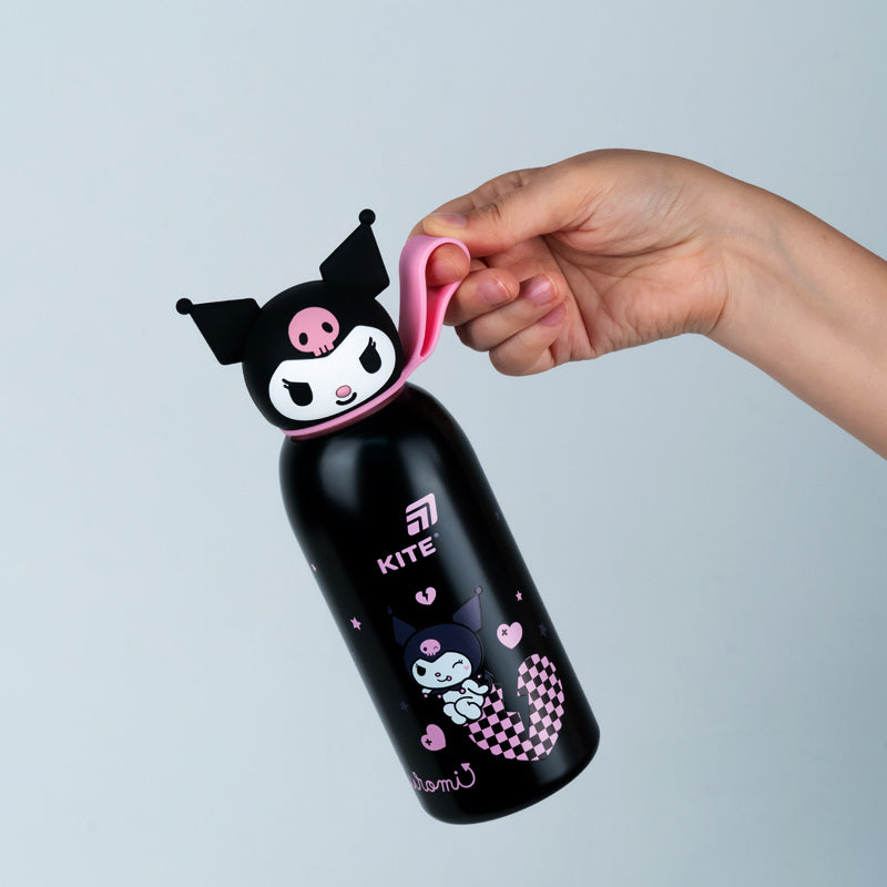Термос з фігурною кришкою Kite Kuromi HK26-1267-2, 350 мл
