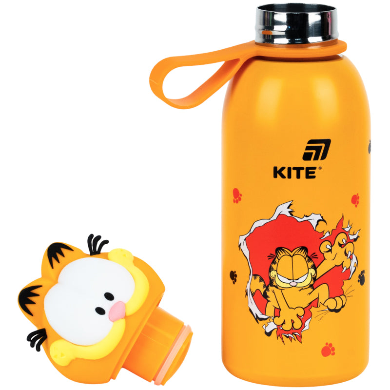 Термос з фігурною кришкою Kite Garfield GF26-1267, 350 мл
