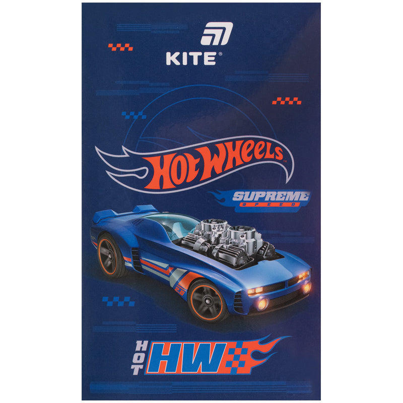 Блокнот-планшет Kite Hot Wheels HW26-195, A6, 50 аркушів, нелінований