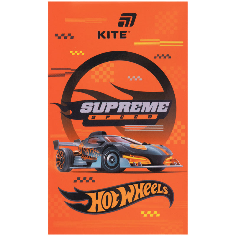 Блокнот-планшет Kite Hot Wheels HW26-195, A6, 50 аркушів, нелінований