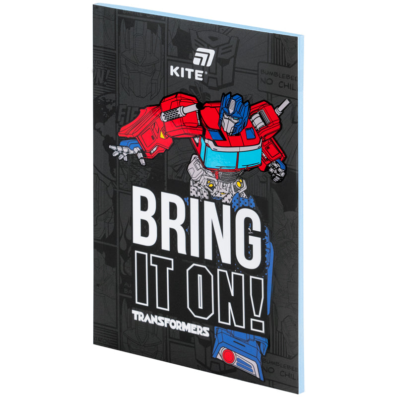Блокнот Kite Transformers TF26-193, термобиндер, А5, 64 листа, нелинованный