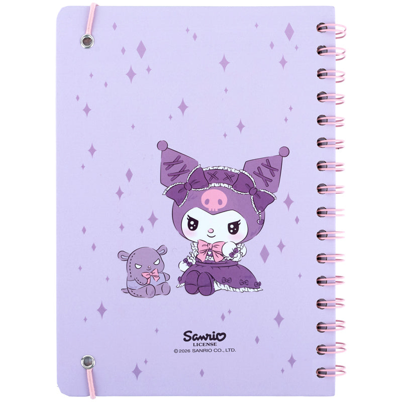 Блокнот на спирали Kite Kuromi HK26-190-2, A5, 80 листов, клетка