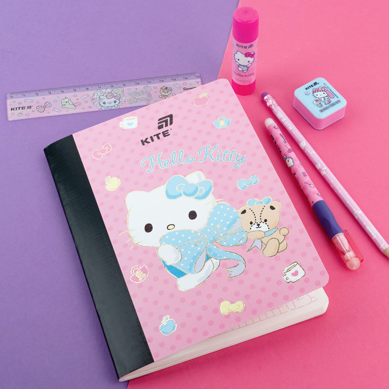 Блокнот с магнитной закладкой Kite Hello Kitty HK26-192-1, А5, 60 листов, клетка
