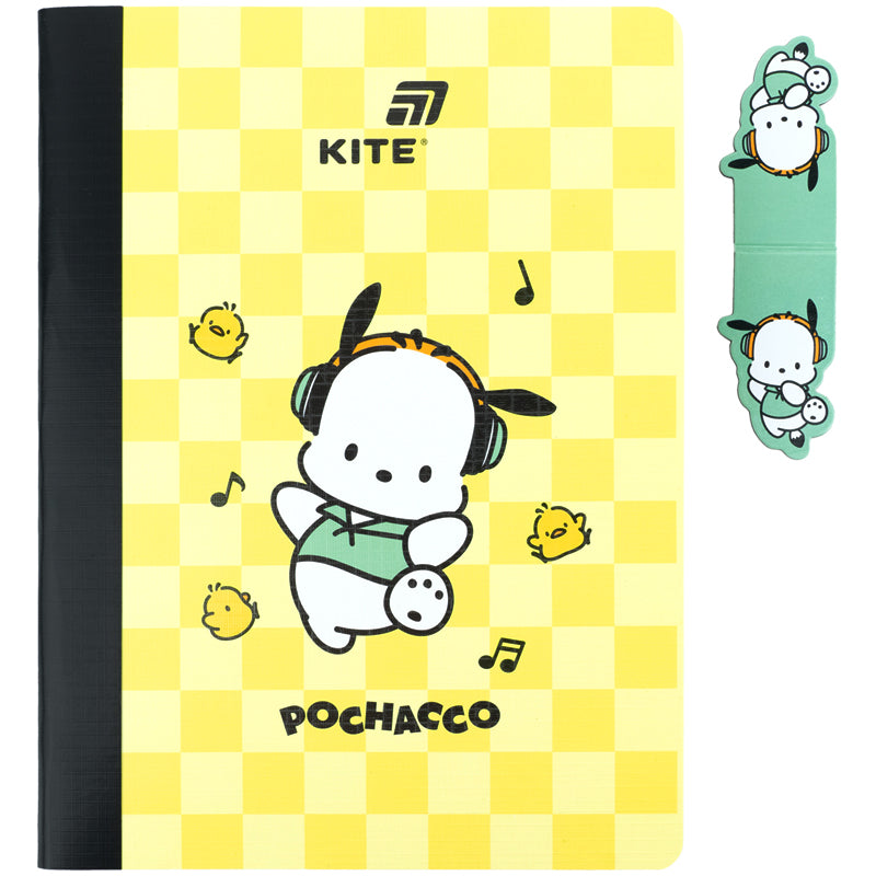 Блокнот з магнітною закладкою Kite Pochacco PC26-192, А5, 60 аркушів, клітинка