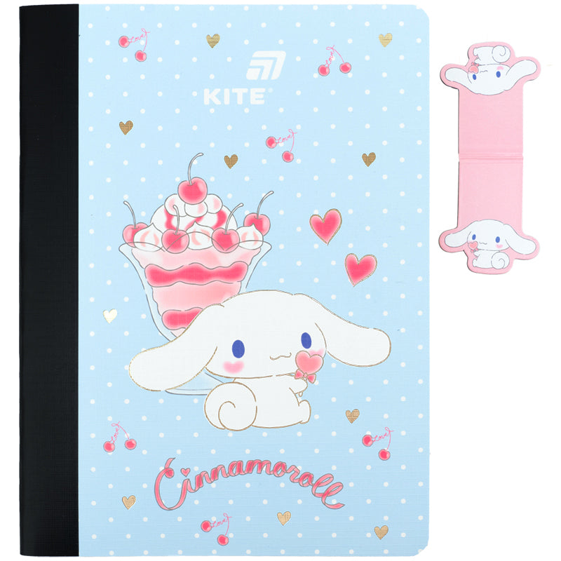 Блокнот с магнитной закладкой Kite Cinnamoroll CR26-192, А5, 60 листов, клетка