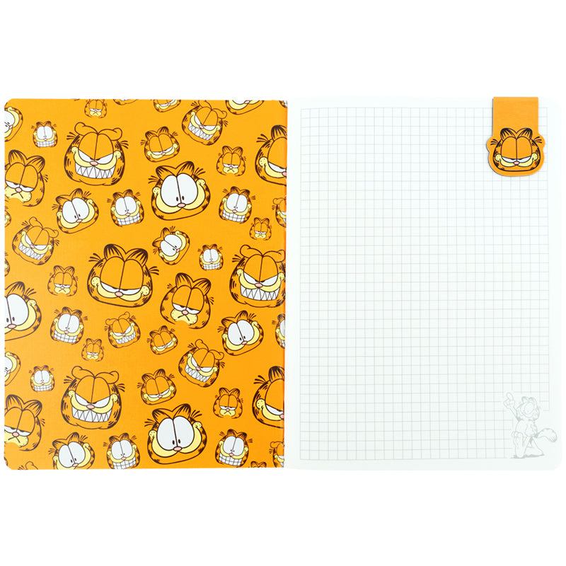 Блокнот с магнитной закладкой Kite Garfield GF26-192, А5, 60 листов, клетка