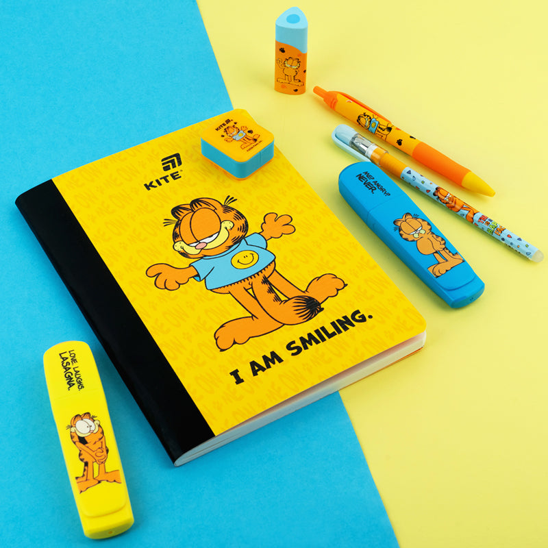 Блокнот с магнитной закладкой Kite Garfield GF26-192, А5, 60 листов, клетка
