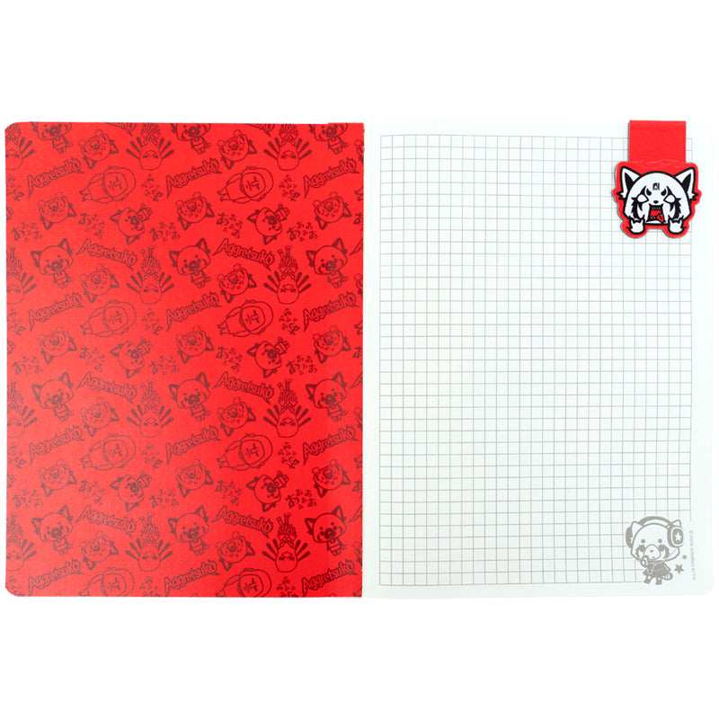 Блокнот з магнітною закладкою Kite Aggretsuko AR26-192, А5, 60 аркушів, клітинка