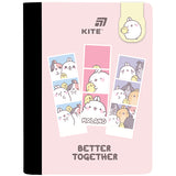 Блокнот з магнітною закладкою Kite Molang ML26-192, А5, 60 аркушів, клітинка