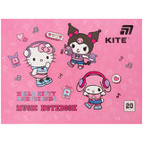 Зошит для нот Kite Hello Kitty, А5, 20 аркушів
