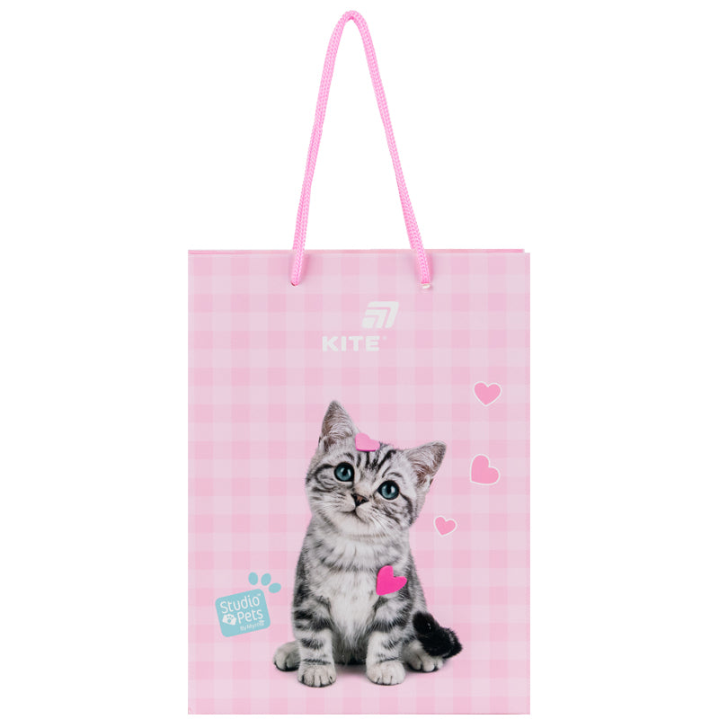 Пакет паперовий подарунковий Kite Studio Pets SP26-265, 18х24см