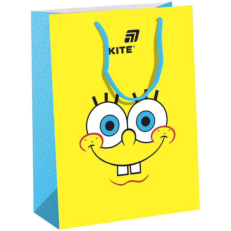 Пакет паперовий подарунковий Kite Sponge Bob SB26-265, 18х24см