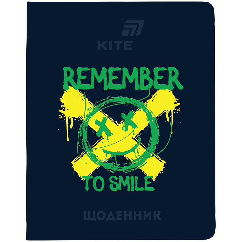 Щоденник шкільний Kite Remember K26-283-3, м'яка обкладинка, PU